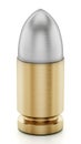 Generic bullet isolated on white background. 3D illustration