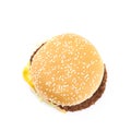 Generic burger composition isolated Royalty Free Stock Photo