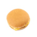 Generic burger composition isolated Royalty Free Stock Photo