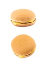 Generic burger composition isolated Royalty Free Stock Photo