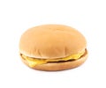 Generic burger composition isolated Royalty Free Stock Photo