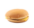 Generic burger composition isolated Royalty Free Stock Photo