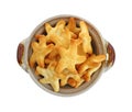 Generic Cheese Star Crackers Royalty Free Stock Photo