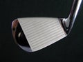 Generic Clean Shiny Polished Golf Club Iron Head Closeup Image
