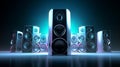 generic design of loudspeakers Party concert or home theater Audio stereo system
