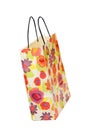 Generic floral paper bag Royalty Free Stock Photo
