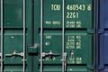 Shipping container door