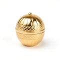 Gold object isolated on white background