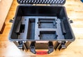 Generic hardcase with foam inlay for technical equipement like cameras and drones Royalty Free Stock Photo