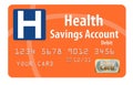 This is a generic health savings account HSA debit card.