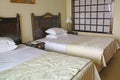 Generic Hotel Bed Room Royalty Free Stock Photo