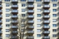 Generic house facade with balconies Royalty Free Stock Photo