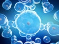 Generic human cells Royalty Free Stock Photo