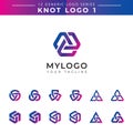 12 Generic Logo Series: Infinity Knot Logo Template 1