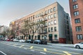 Generic manhattan uptown Upper West Side street with buildings in New York City