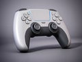 Generic next gen video game controller. 3D illustration