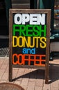 Generic Open Donuts Coffee Sign