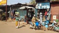 Generic shopping street of the Bamako