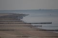 Generic shot of a typical beach in the netherlands