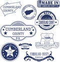 Generic stamps and signs of Cumberland county, PA