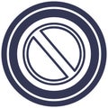 generic stop circular icon