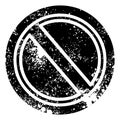 generic stop distressed icon