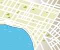 Generic vector city map