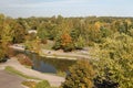 Generic vegetation in Park Slaski in Chorzow, Poland Royalty Free Stock Photo