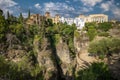 Generic view of the city of Ronda, Malaga, Spain, from one of its viewpoints Royalty Free Stock Photo