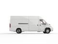 Generic white van - side view