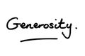 Generosity