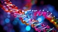 genes double helix dna Royalty Free Stock Photo