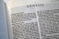 Genesis 1 Bible verse Royalty Free Stock Photo