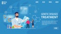 Genetic Disease Treatment Service Landing Page