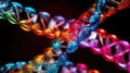 genetic double helix dna Royalty Free Stock Photo