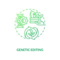 Genetic editing concept icon