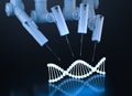 Genetic engineeering concept Royalty Free Stock Photo