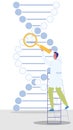 Genetic Engineer Character Vector Illustration