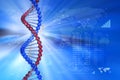 Genetic engineering scientific concept Royalty Free Stock Photo