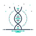 Mix icon for Genetic, historical and hereditary