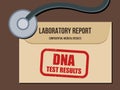 Genetic laboratory DNA testing report