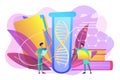 Genetic testing concept vector illustration. Royalty Free Stock Photo