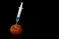 Genetically modified vegetables tomato vaccine