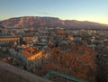 Geneva city and Saleva mountain, Switzerland (HDR) Royalty Free Stock Photo