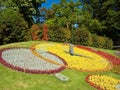 Geneva Flower Clock Royalty Free Stock Photo