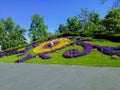 Geneva flower clock Royalty Free Stock Photo