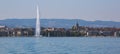 Geneva Fountain panoramic