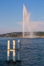 Geneva Fountain and rainbow