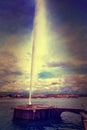 Geneva Geneve lake water Jet D`eau Switzerland