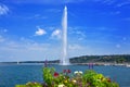 Geneva Geneve lake water Jet D`eau Switzerland